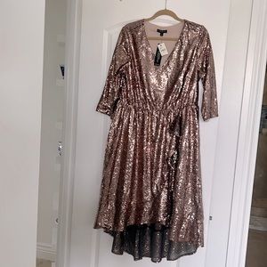 New with tag Lane Bryant cocktail dress with sequence